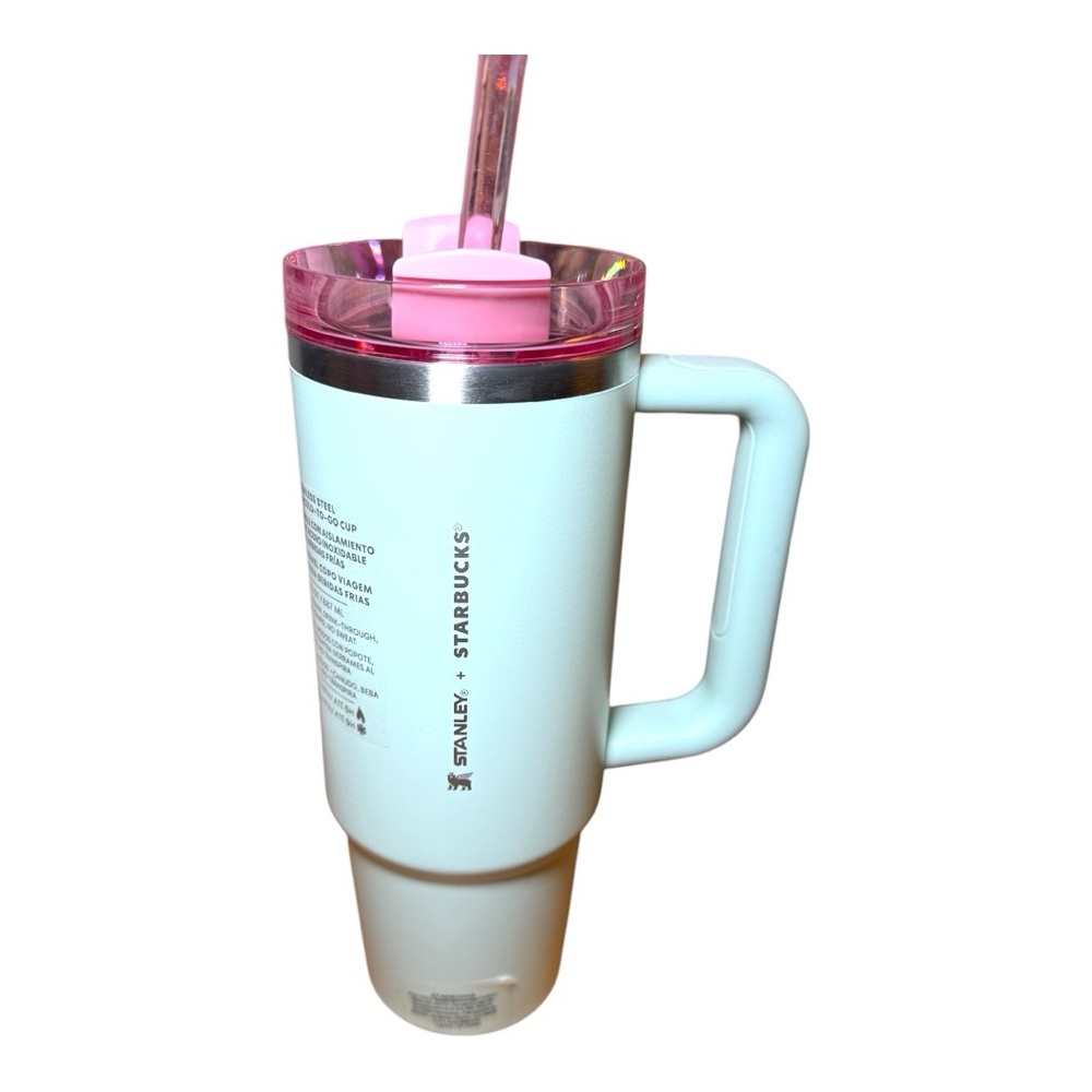 Starbucks X Stanley Mexico Mint green and pink 30 oz tumbler